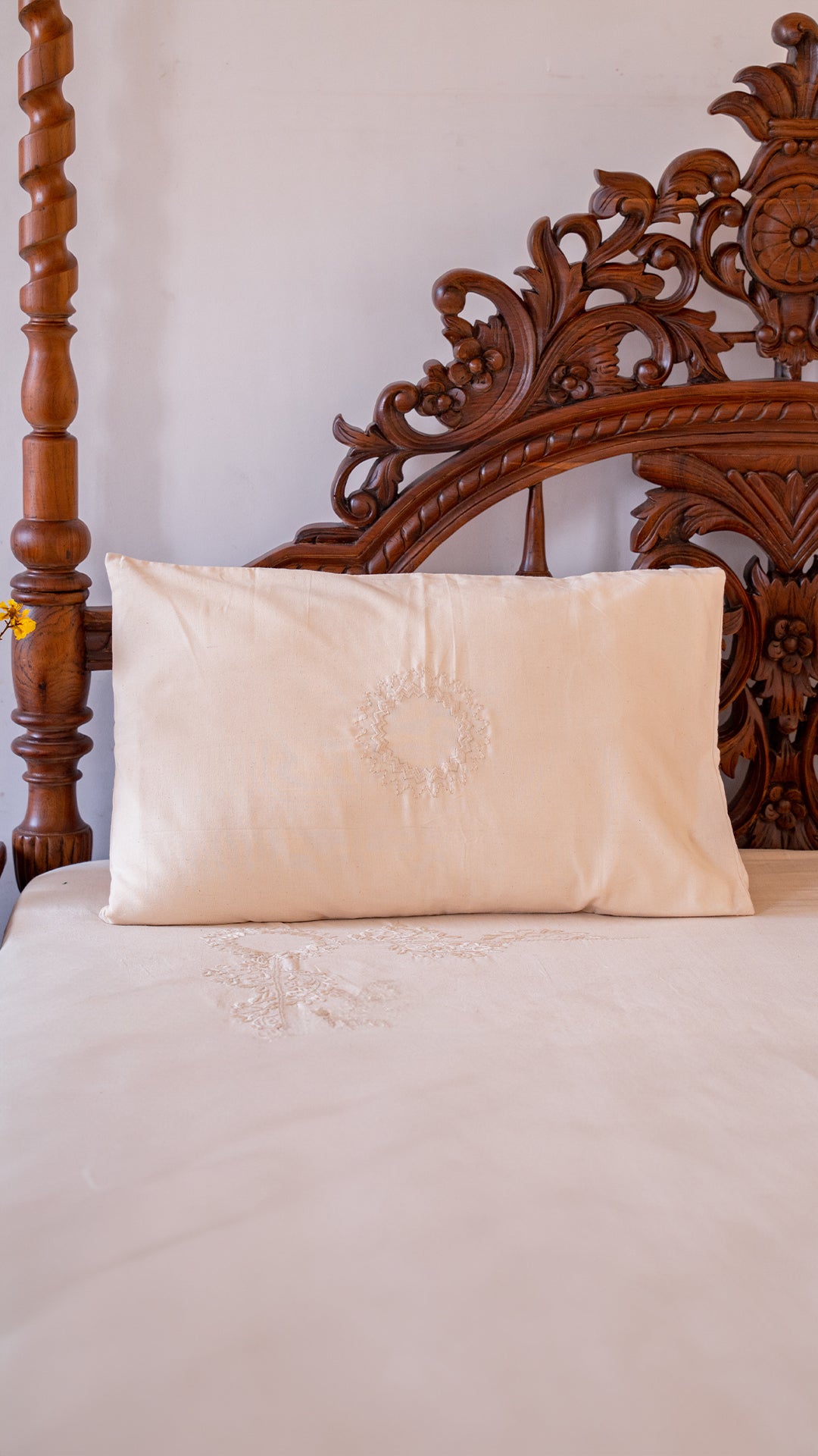 Handloom Raw Cotton Bedsheet