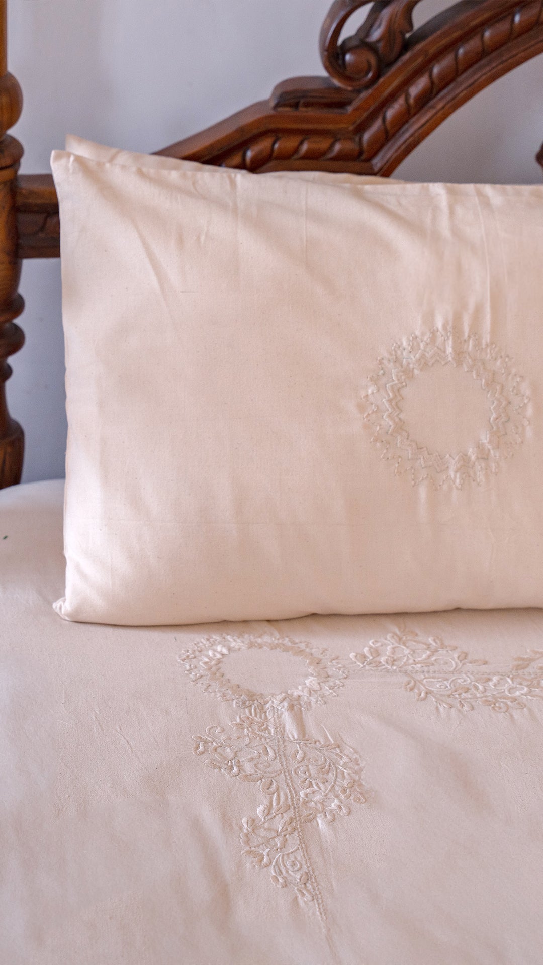 Handloom Raw Cotton Bedsheet