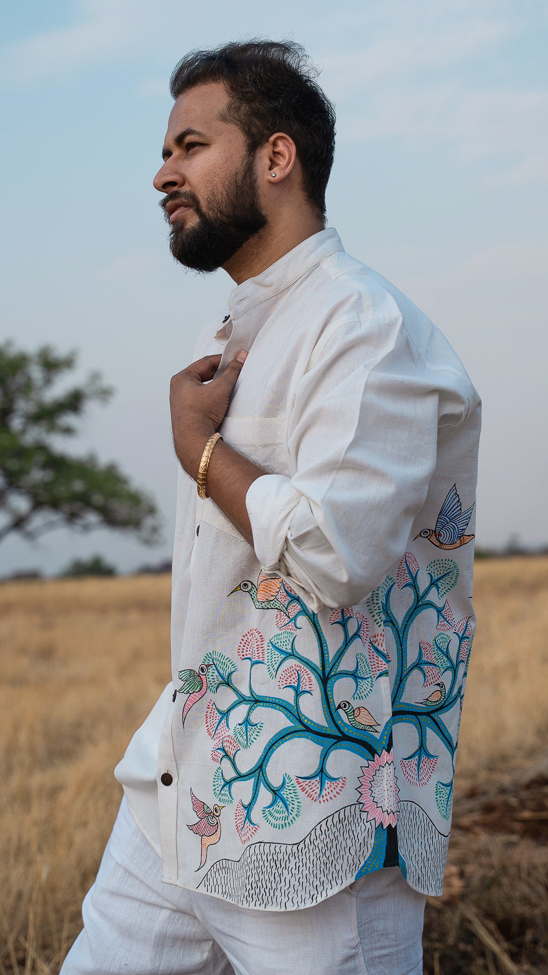 Gond Bandhgala Shirt EKA MD25