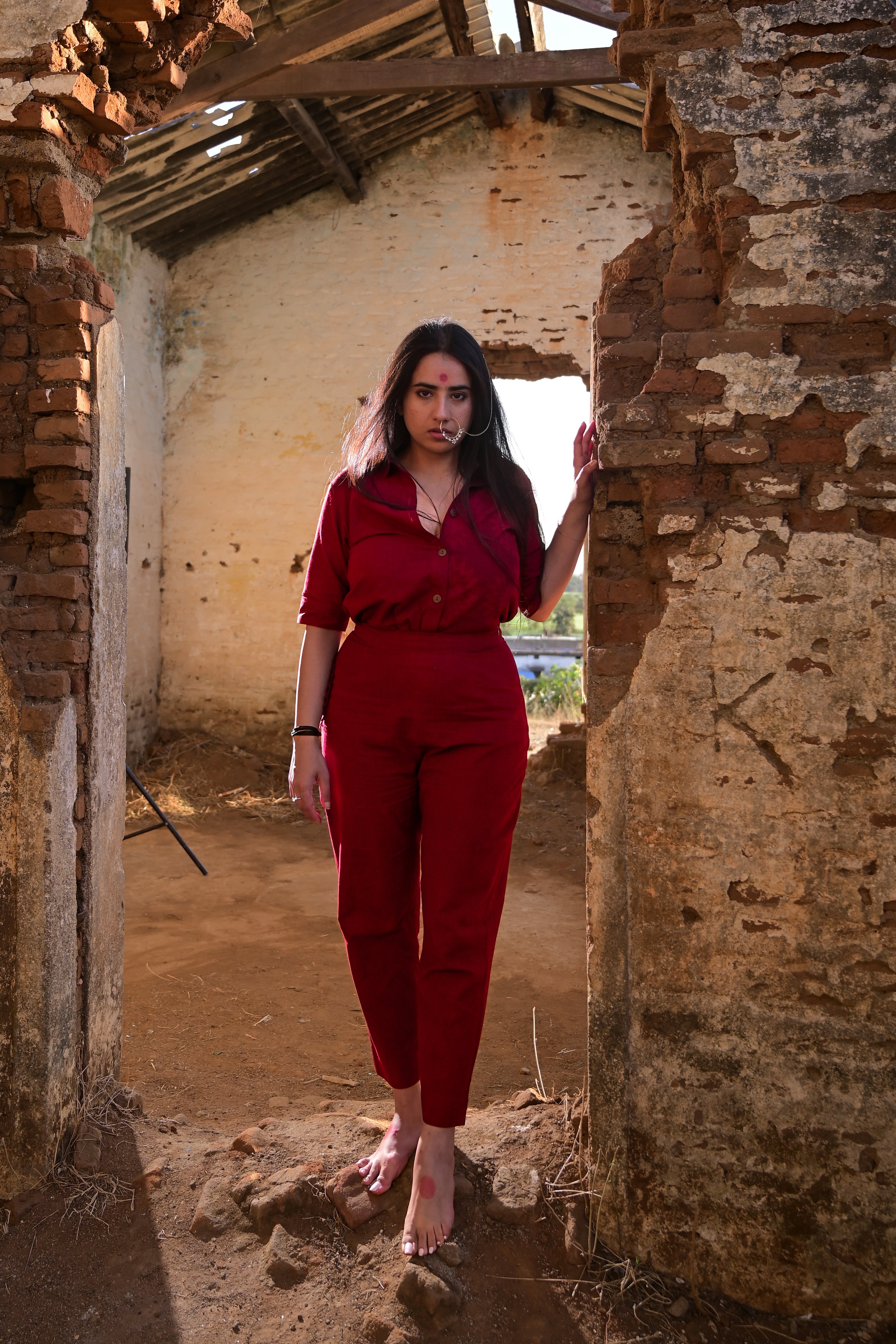 Highwaist Pant and Shirt
