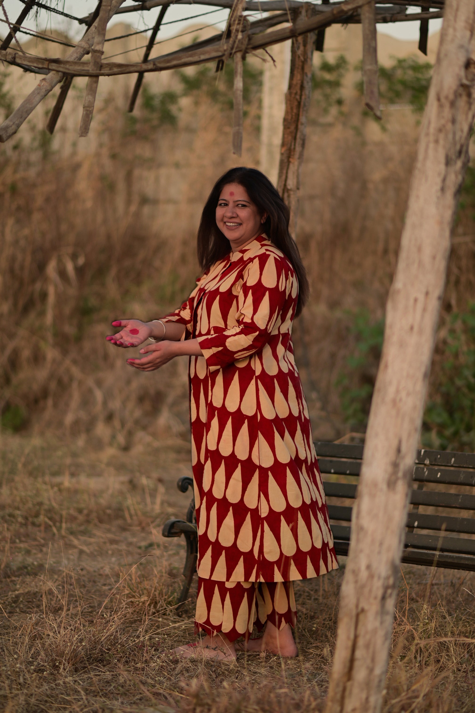 Boond Kurta w/ Pajama Pant