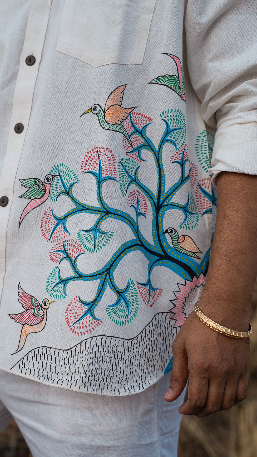 Gond Bandhgala Shirt EKA MD25