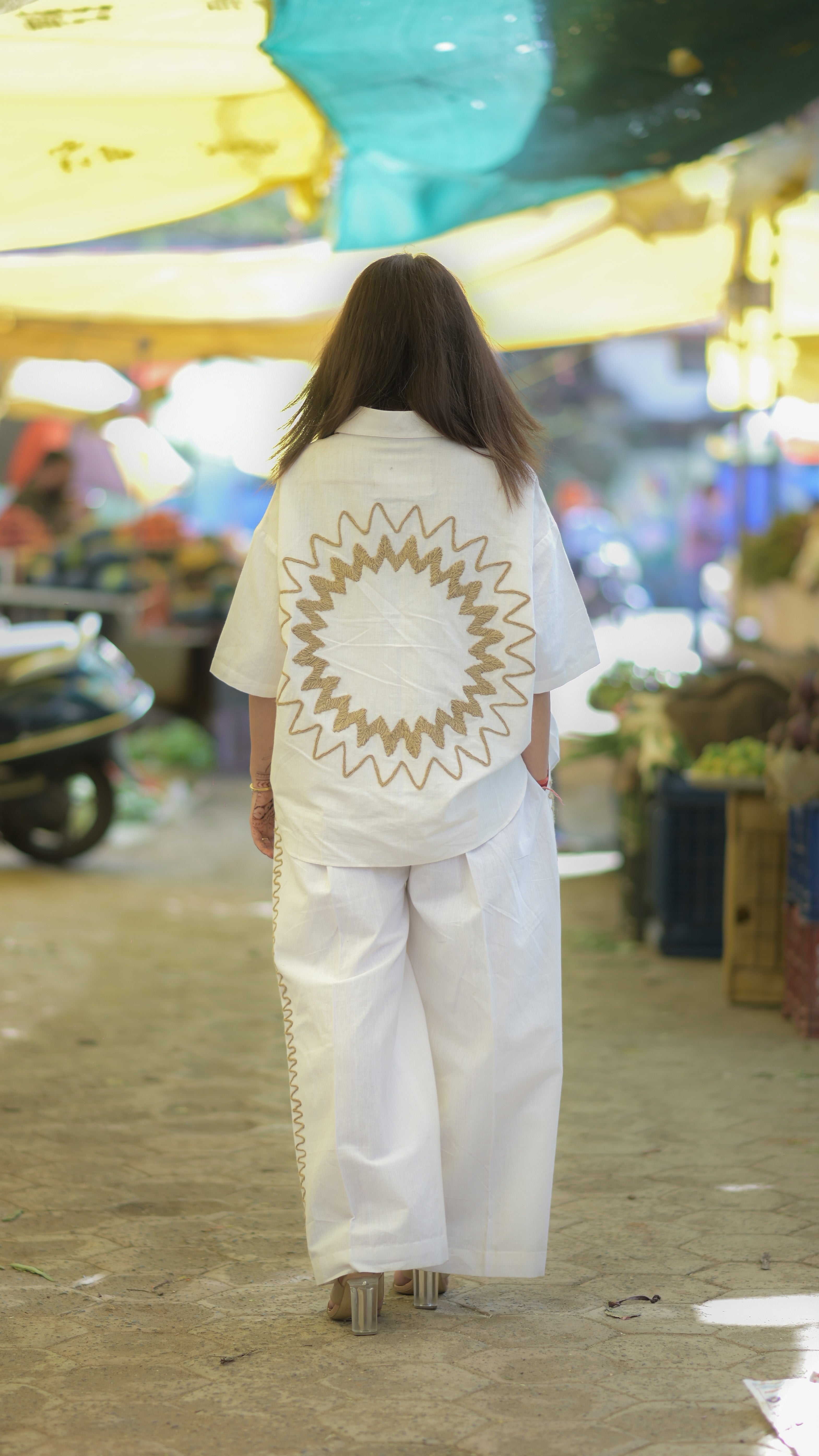 Handloom Cotton Shirt and Bottoms