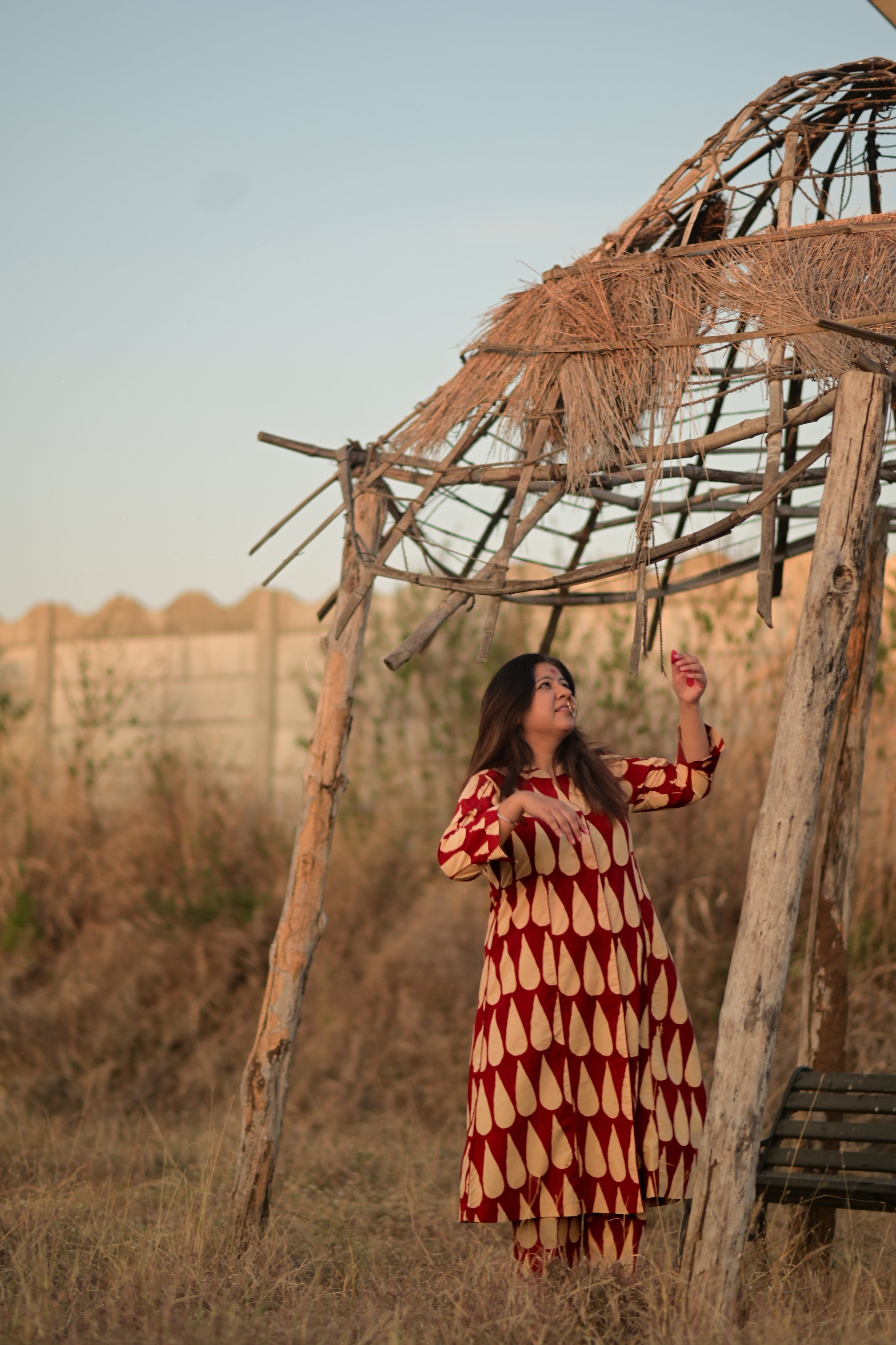 Boond Kurta w/ Pajama Pant