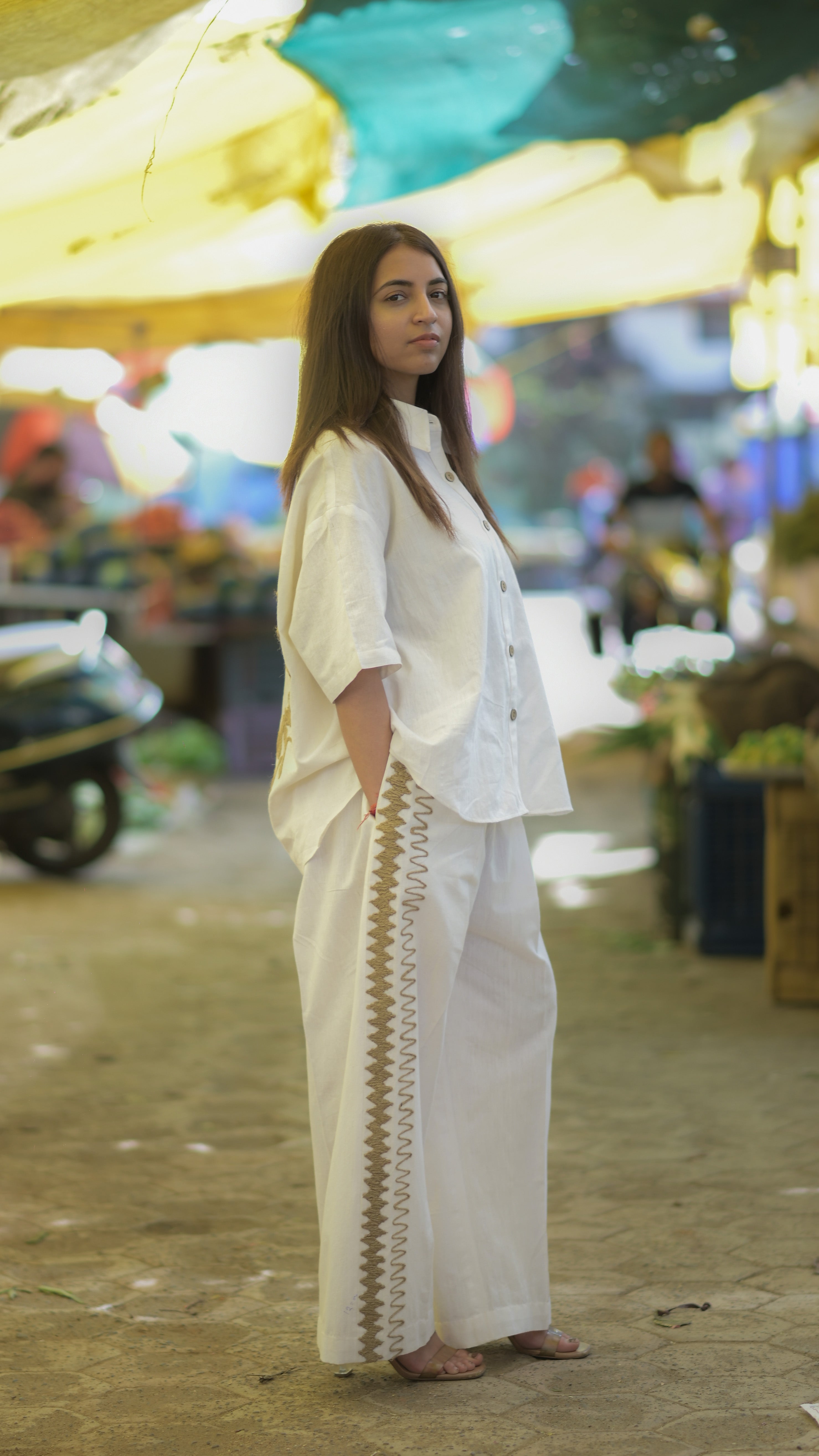 Handloom Cotton Shirt and Bottoms