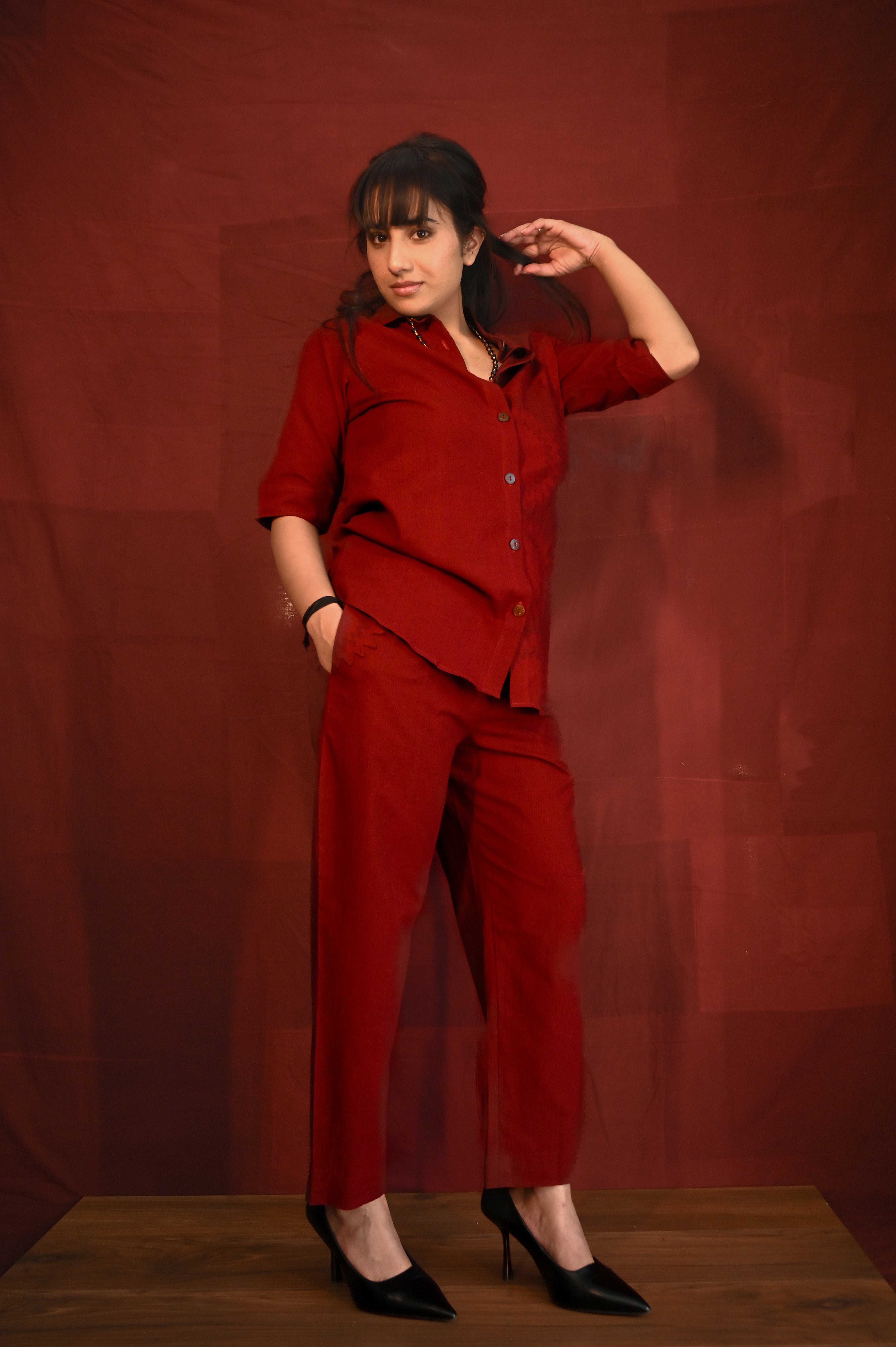 Highwaist Pant and Shirt