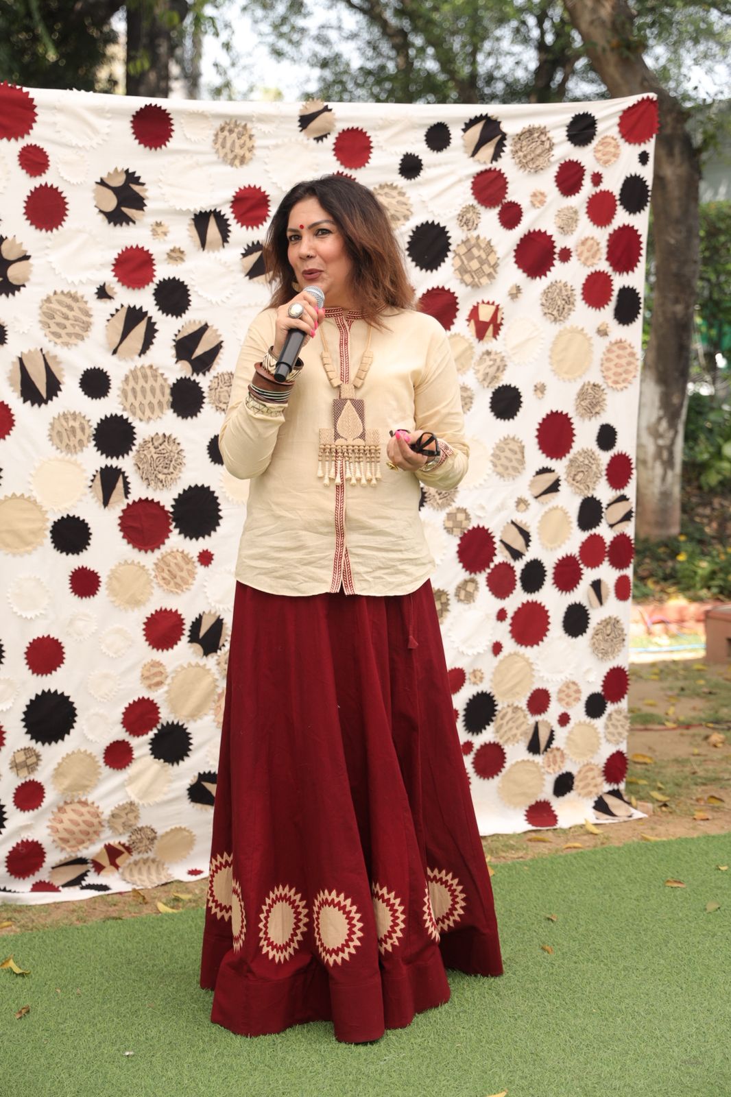 Kalidaar Lehenga Skirt w/ Bandhgala Shirt